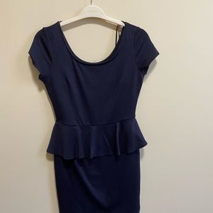 peplum dress